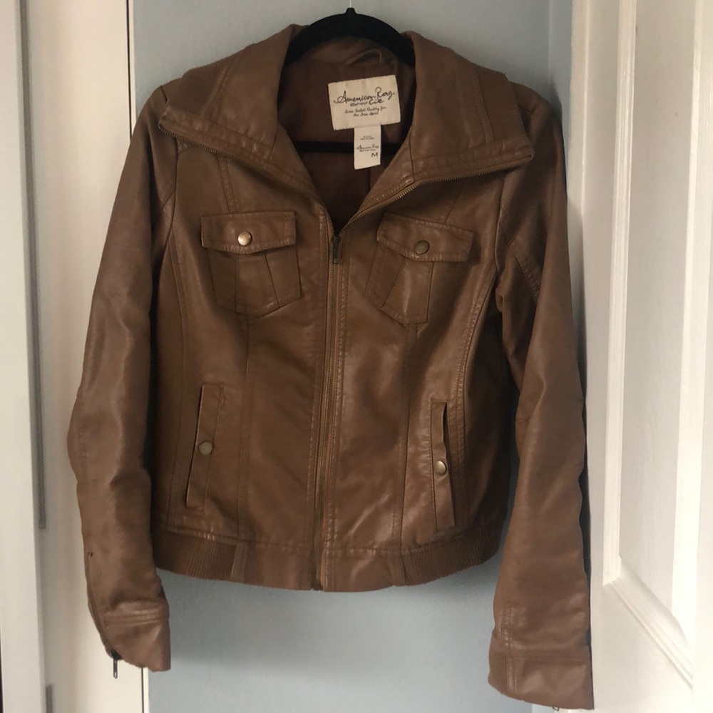 American Rag brown leather jacket